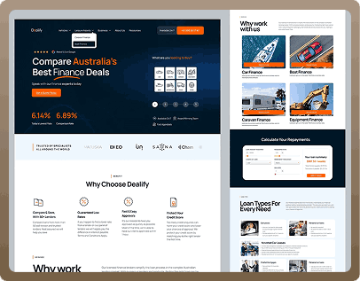 Finance Landing Page