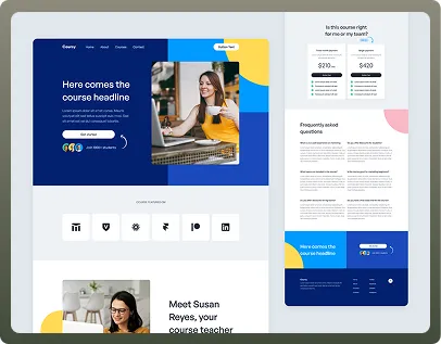 professional web design template