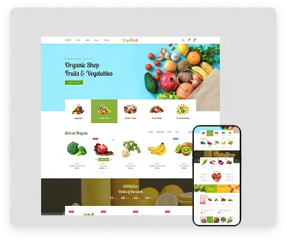 Organic & Fast Food Store