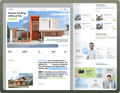 Real estate website deisgn