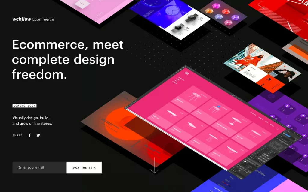 Webflow E-Commerce Development