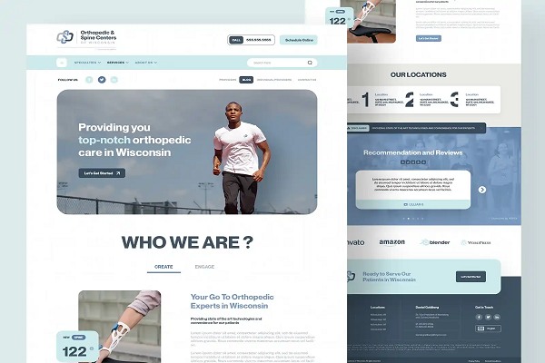 0rtho website design in Loss angenels