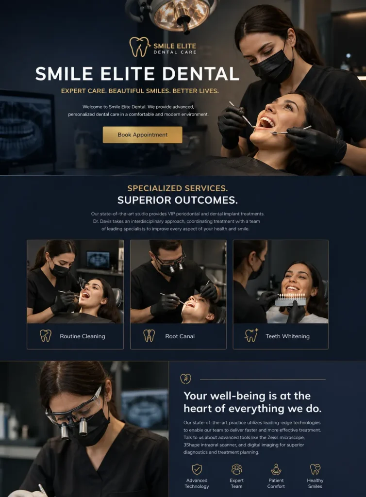 Dental care and medicine - Website-Tooth