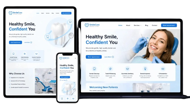 Dental Clinic Responsive Website