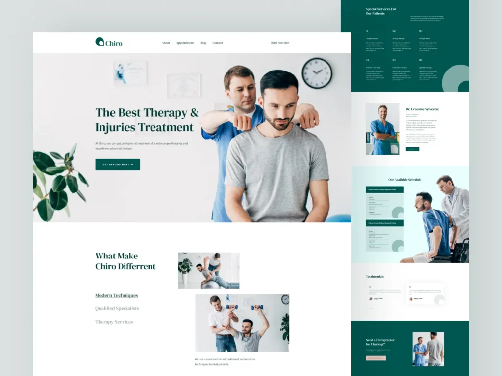 Chiro Rx Chiropractic website