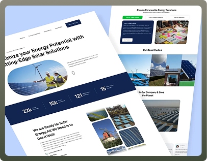 Clean Energy Business web design