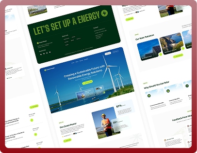 Clean Energy web design