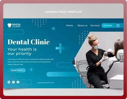 Professional dental clinic website