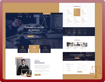Website Design for Lawyer Agency