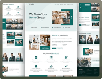 Interior Design Website design