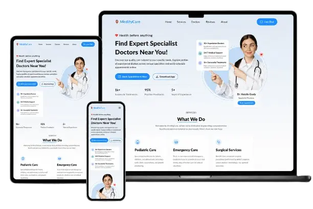 Medical Website Landing Page