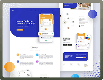 Mobile App Landing Page