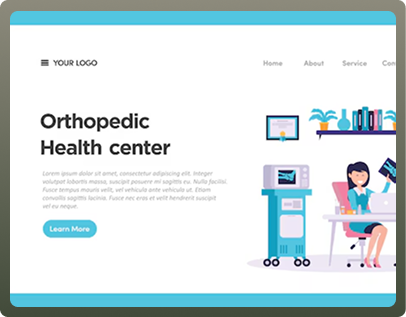 Orthopedic Health Center illustration