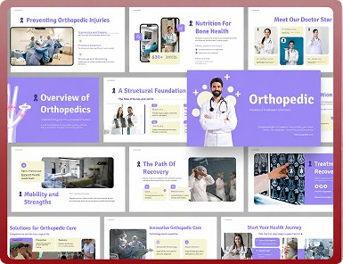 Orthopedic website landing page