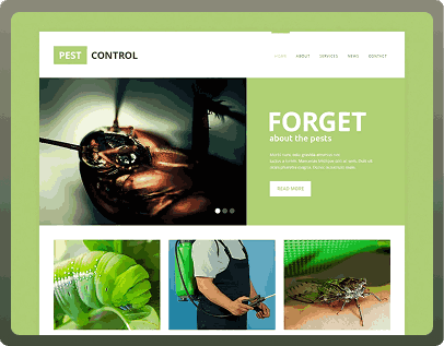 Pest Control Website Template