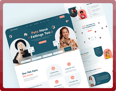 Pet website templete