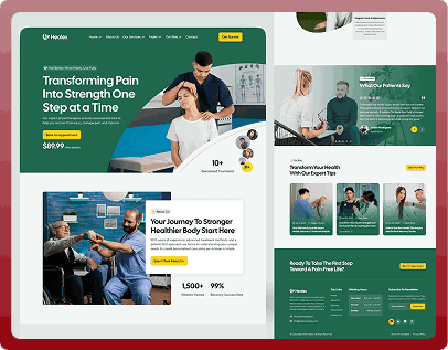 Physiotherapy Website Design
