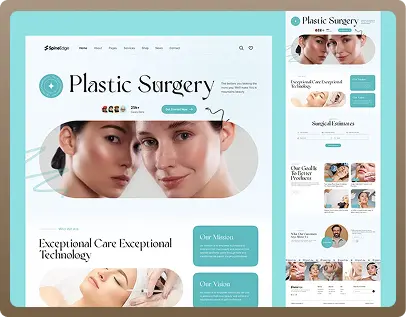 Plastic Surgery Landing Page Design