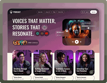 Podcast Website Project