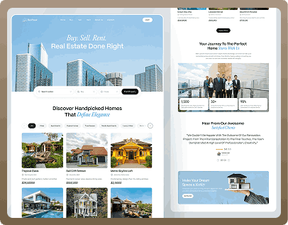Real Estate website project 2