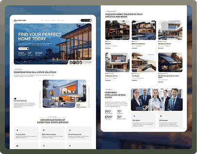 Real Estate website project 4
