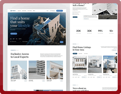 Real Estate website project 6