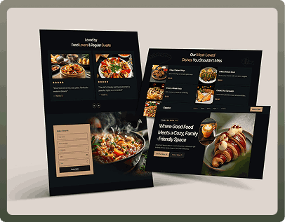 Restaurant Food Website - Wordpress website