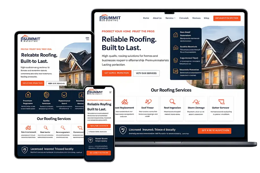 Roofing Web Design Agency