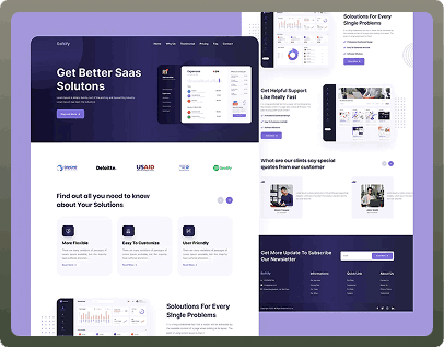 Saas website