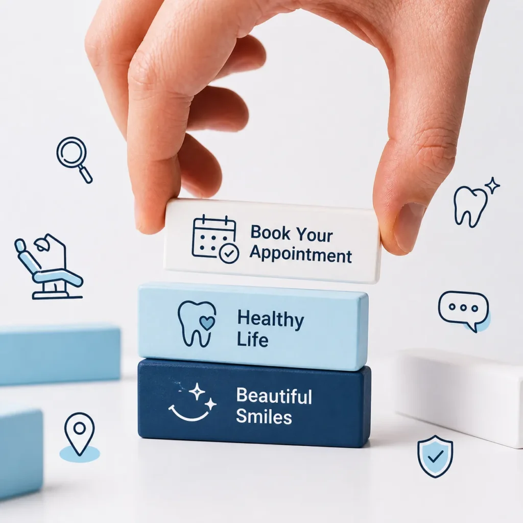 Schedule check-ups or treatments online.