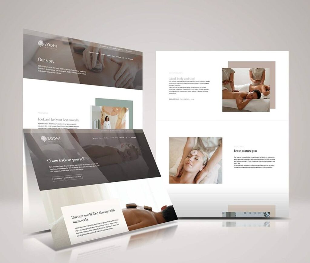 Shopify Massage Therapy Website Design Shopify