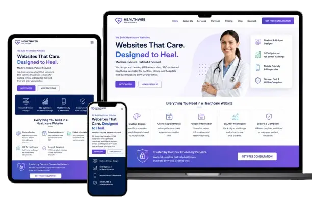 Smart Healthcare Web Design