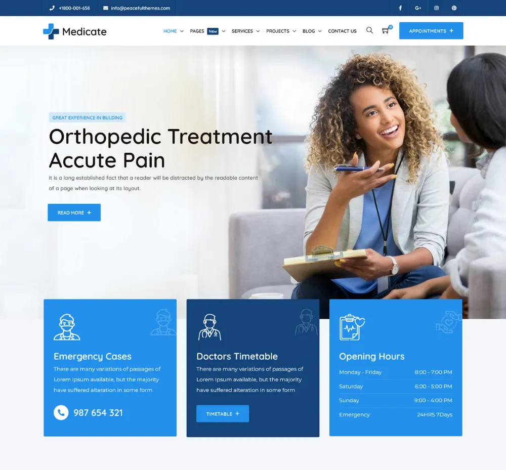 Strong Physician Website