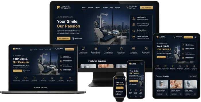 Top rated dental web design Los Angles
