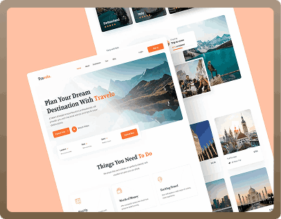 Travel Booking Website designs