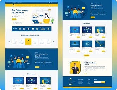 clean education web design los angeles learning