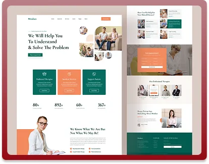 modern website layout