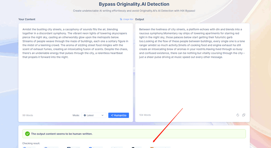 AI Bypasser Detection