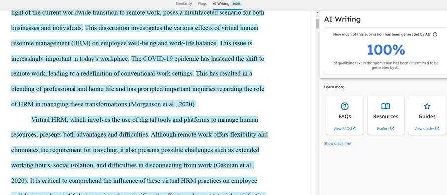 False Positives- When Human Writing Gets Flagged as AI