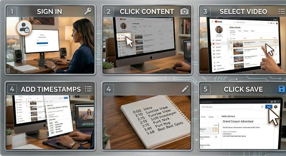 How To Use YouTube Chapters on PC