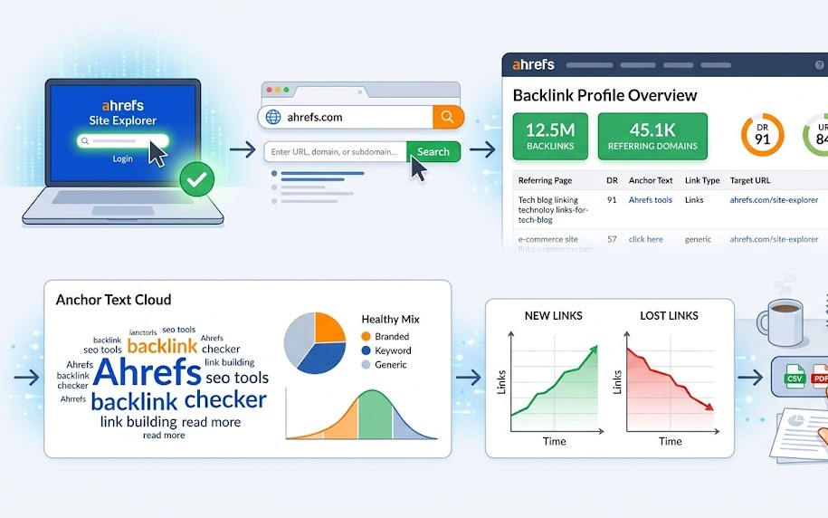 How to Check Backlinks with Ahrefs