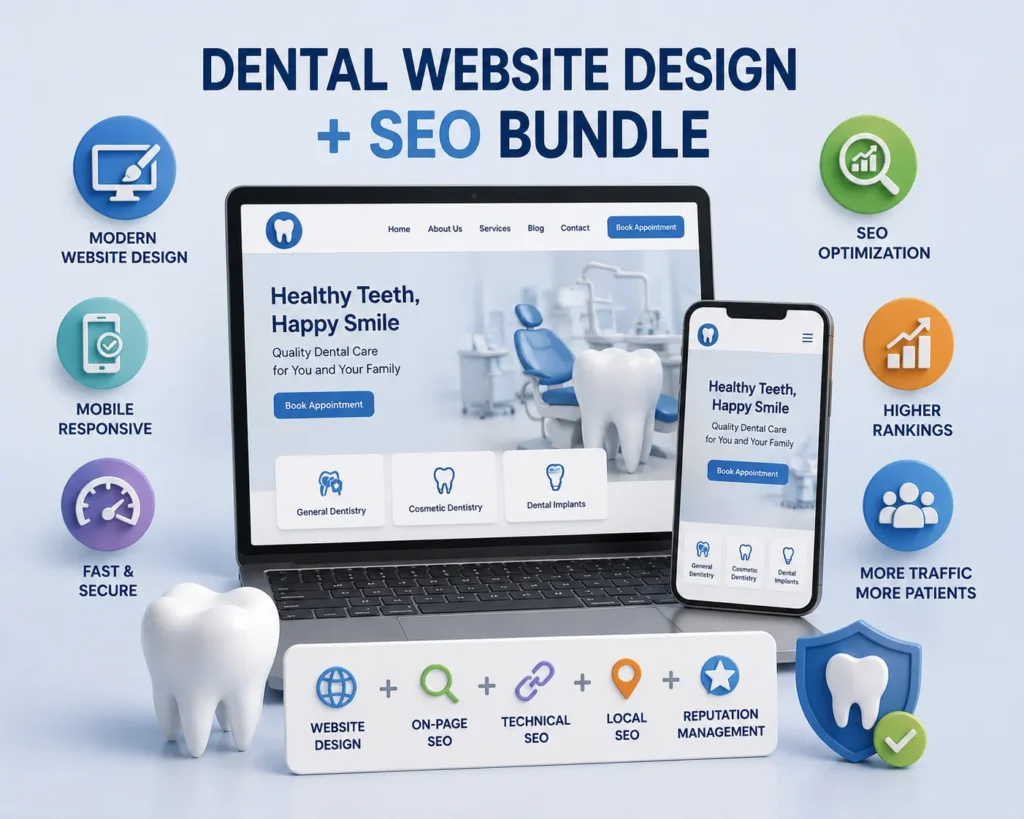 Dental Website Design + SEO Bundle