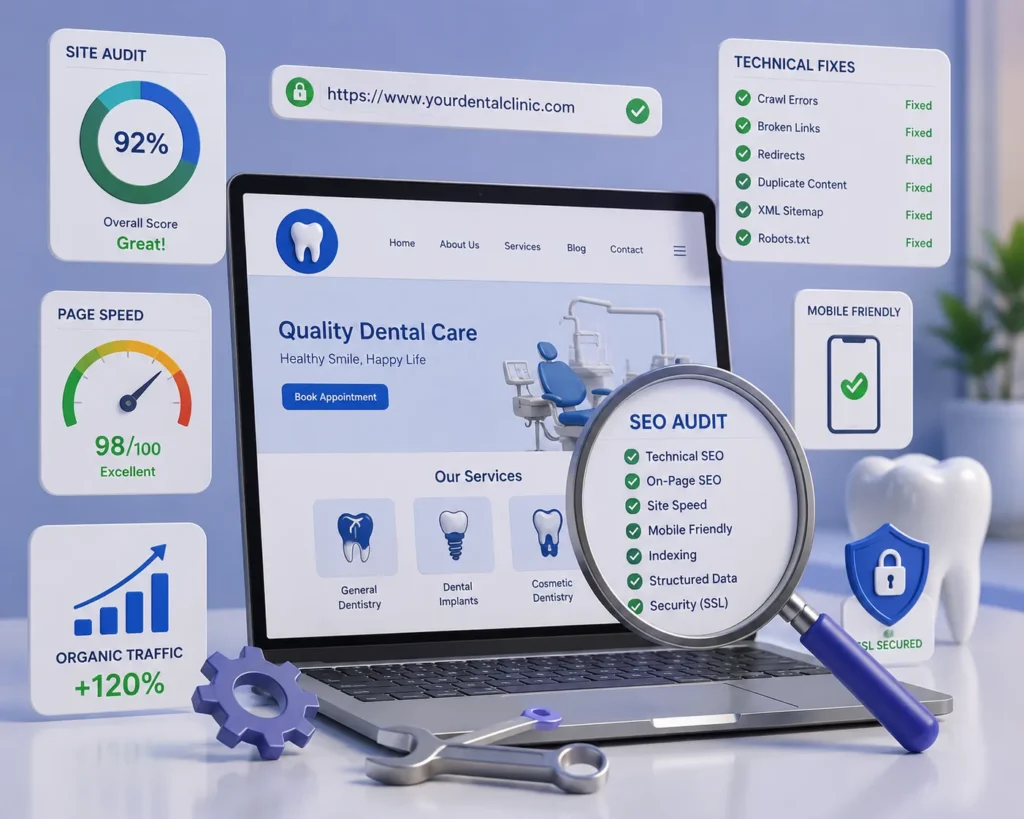 Dental Website SEO Audit & Technical Fixes